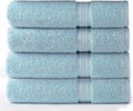 Cotton Craft Ultra Soft Bath Towels 4-Pack XL - Plush 580 GSM