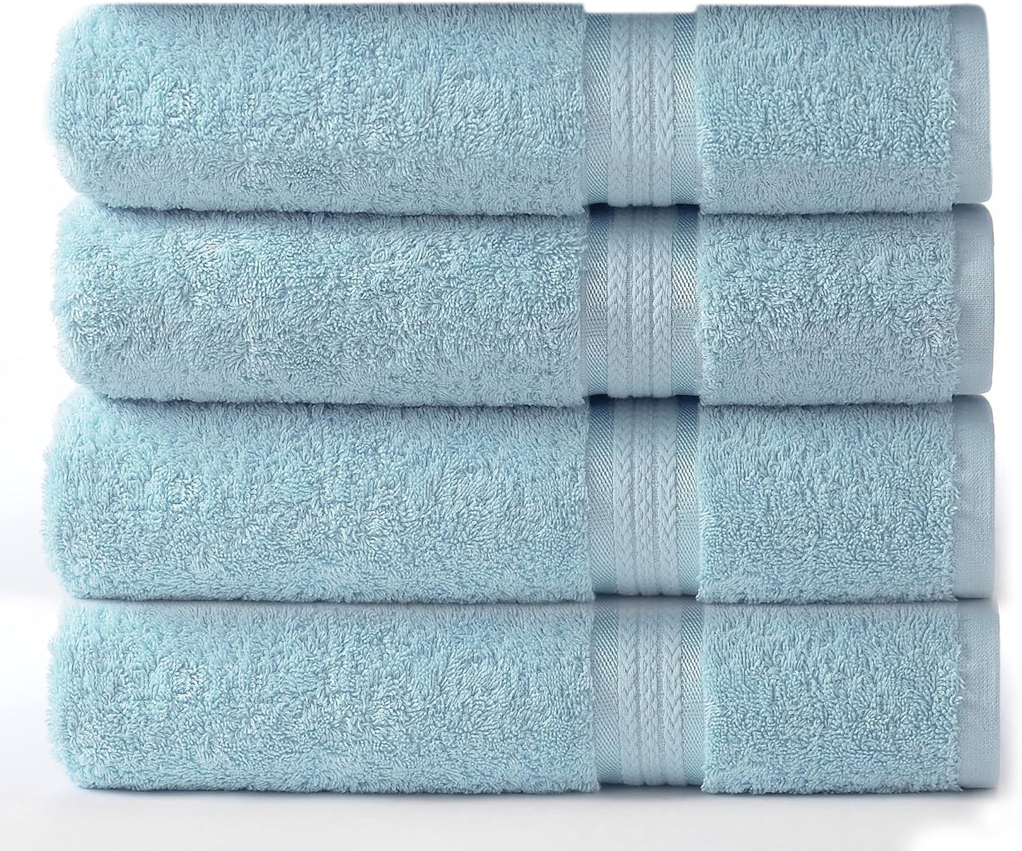 COTTON CRAFT Ultra Soft Bath Towels - Luxurious 4 Pack XL