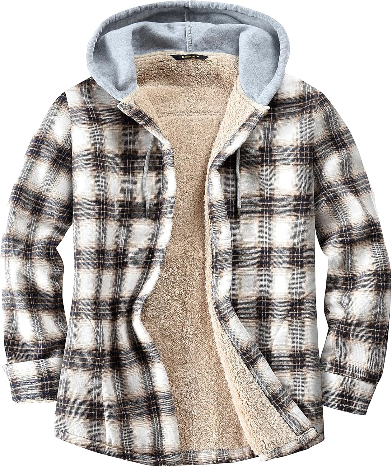 Women's Sherpa Lined Flannel Shirt Jacket for Cold Weather