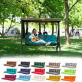 Outdoor Swing Cushions Lake Blue 60 x 40 in - Waterproof 3-Seater