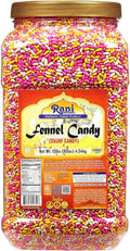Rani Sugar Coated Fennel Candy 10lbs Bulk Jar - After-Meal Digestive