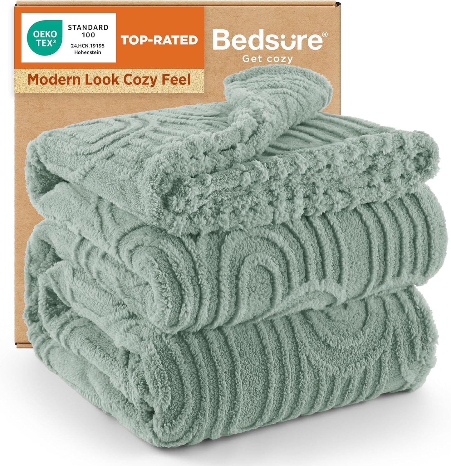 Bedsure GentleSoft Fleece Blanket Queen Size for Cozy Comfort