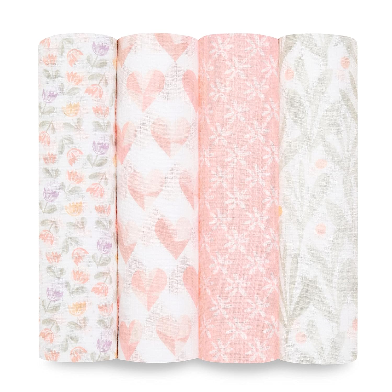 aden + anais Essentials Swaddle Blanket Set for Newborns
