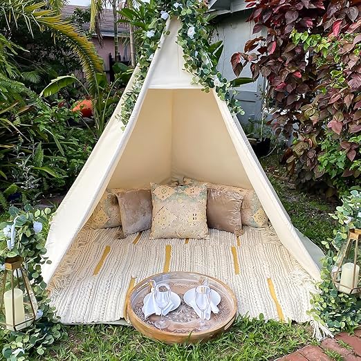 Huge Teepee for Kids and Adults - Perfect for Weddings and More