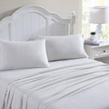 Queen Cotton Flannel Sheets - Brushed Black Faye Toile, Extra Soft