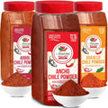 Chile Powder Variety Pack 48 oz Total - Ancho, Guajillo & Arbol Blend