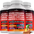 Ceylon Cinnamon Turmeric ACV Ginseng Blend - AllInOne Support