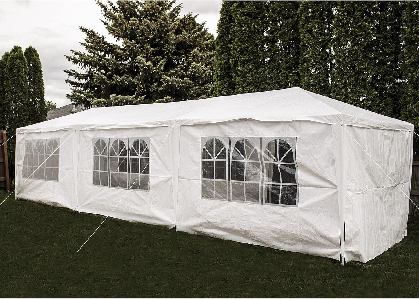 New Heavy Duty 30'x10' Party Tent - Waterproof Sidewalls - Backyard Fun!