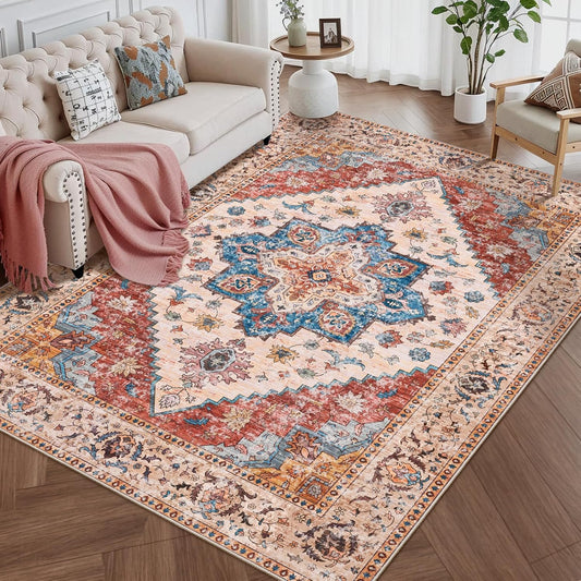 Ciicool 4x6 Washable Area Rug for Living Room and Bedroom