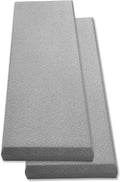 Acoustic Panel Gray 36x13x2 in 2-pack - Professional Absorption