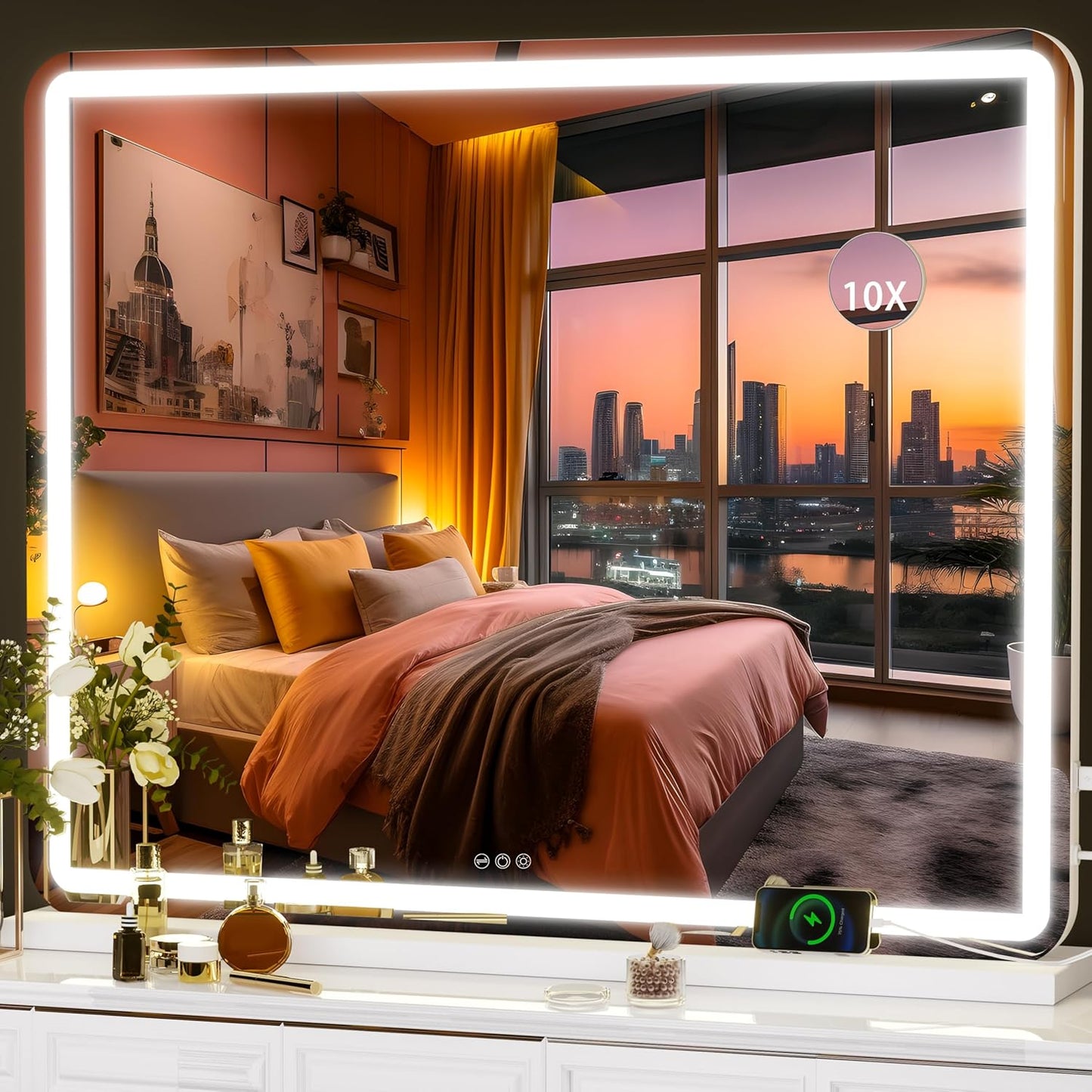 Hasipu Vanity Mirror with Lights for Perfect Makeup Application