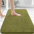 Bathroom Rug 36x24 Willow Green - Plush Chenille Bath Mat