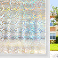 Window Privacy Film Stained Glass Mosaic - Colorful Privacy and UV