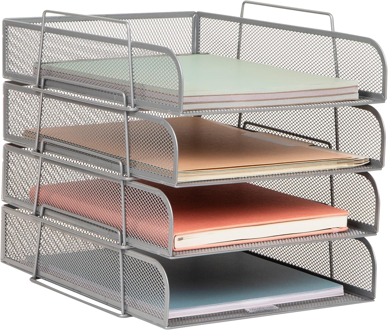 Mind Reader Stackable Paper Tray for Organized Office Storage