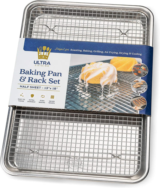 Ultra Cuisine Aluminum Baking Sheet and Cooling Rack Set Review