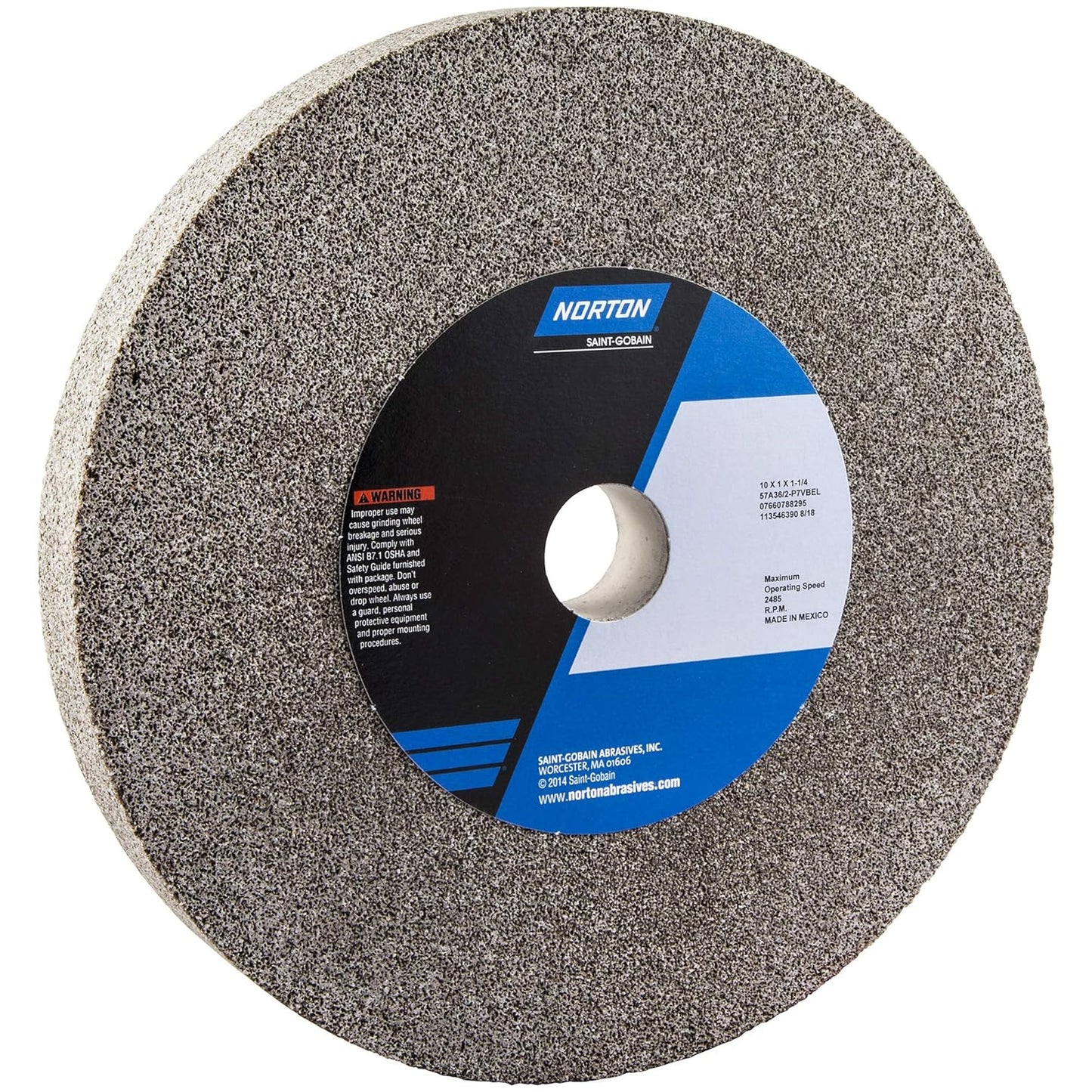Norton Grinding Wheel for Bench and Pedestal Grinders 10 Inch