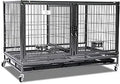 43ft Stackable Heavy Duty Cage w/Feeding Doors and Divider