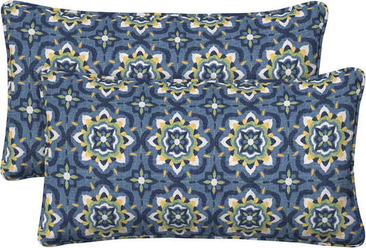 Honeycomb Outdoor Lumbar Toss Pillow Set for Comfort & Style