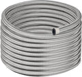 8AN Braided Fuel Line 20FT Silver - High Pressure, Durable