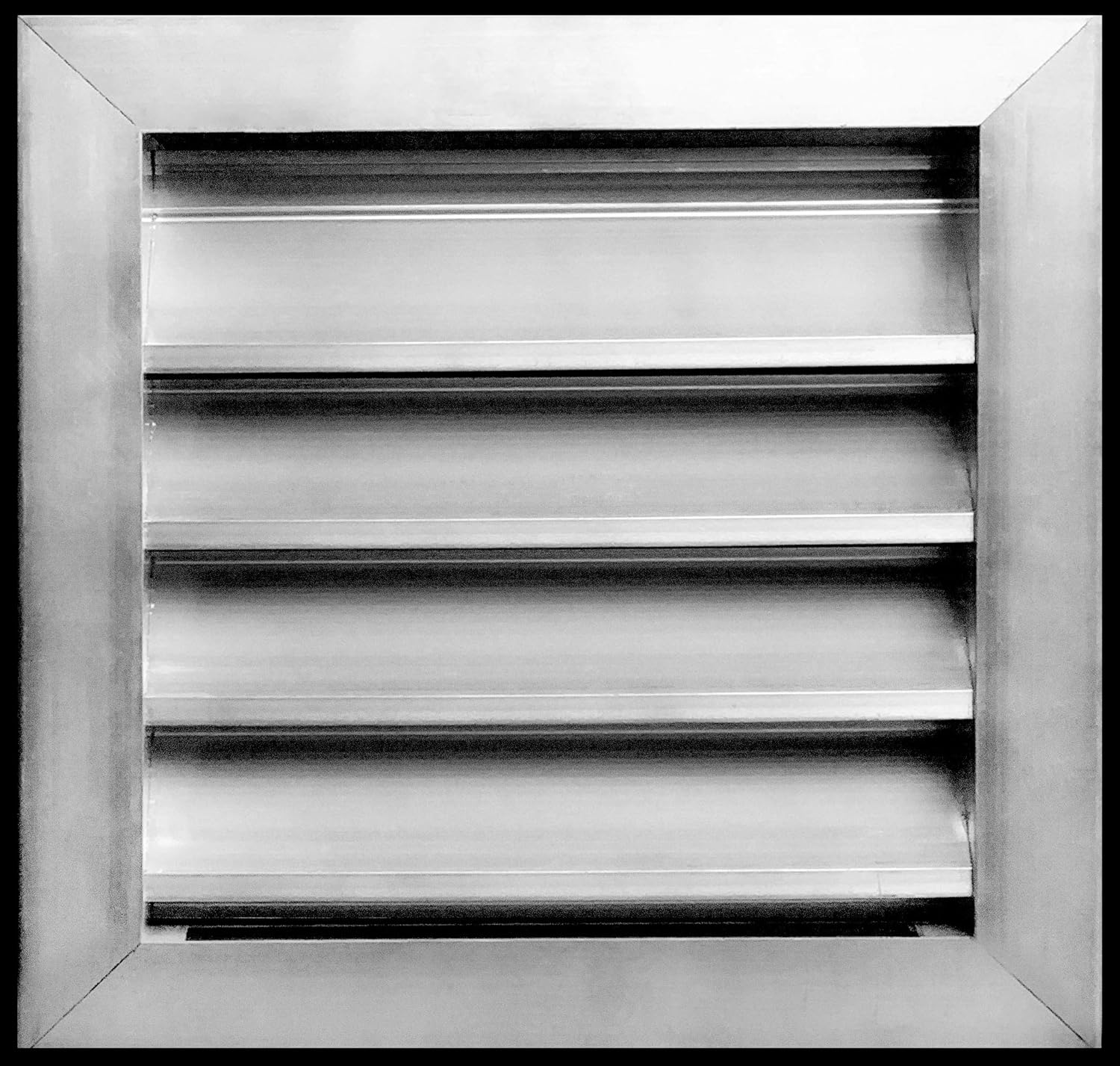 HVAC Premium 10in x 10in Aluminum Gable Louver Vent for Walls