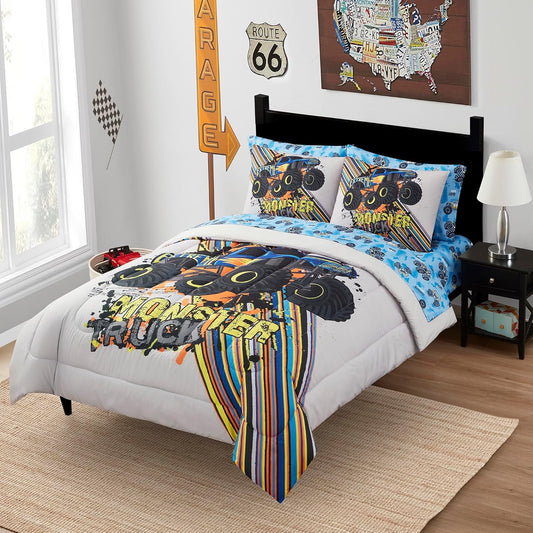 Kids Bedding Set Bed in a Bag for Boys and Girls Full Size