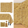 Preboun 82 ft Hay Decor Straw Table Cloth Roll - Disposable Rustic