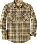 Dubinik Flannel Shirt for Men Long Sleeve Casual Cozy Plaid Shirts