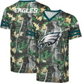 FOCO NFL Men's Hunter Camo Primary Logo V-Neck Top - Game Day Ready