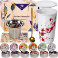 Harmoleaf Tea Gift Set for Women - 6 Herbal Loose Leaf Blends