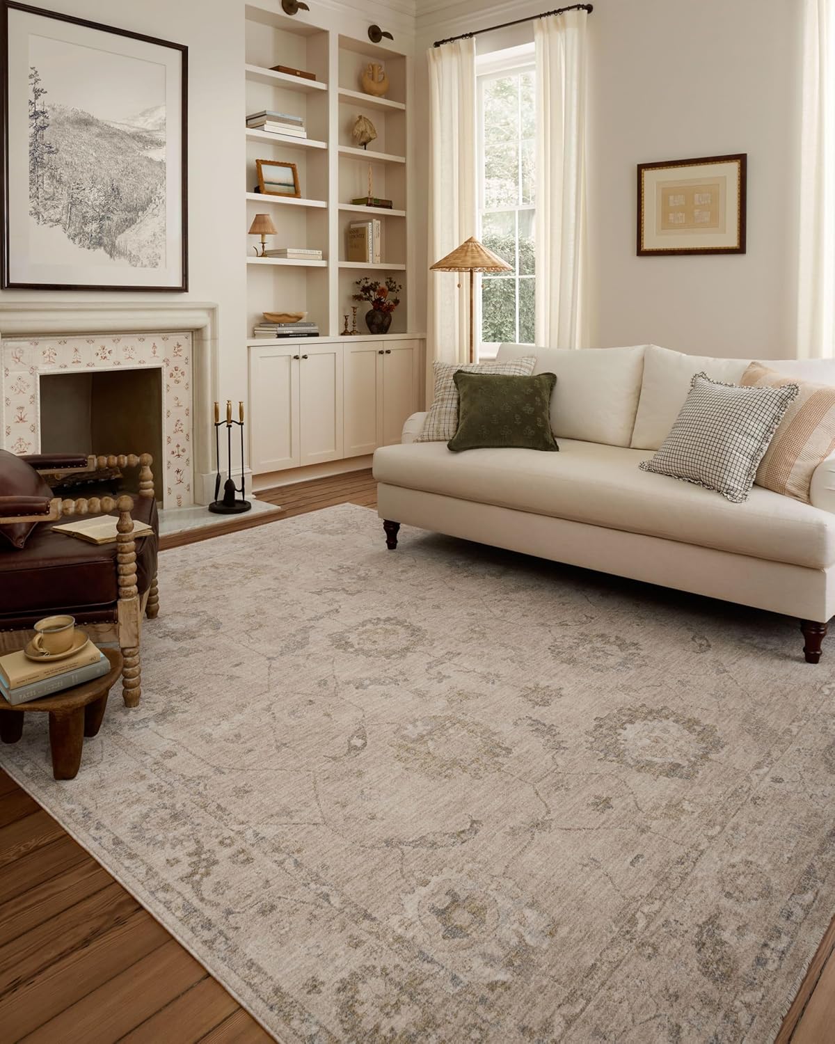 Vintage-Style Area Rug from Chris Loves Julia Louisa Collection