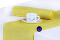 Burlap Table Runner 10 PCS 12 x 108 in Yellow - Rustic Event Linen