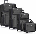 Travel Select Amsterdam Gray 4-Piece Softside Expandable Set