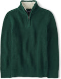 Boys Long Sleeve Quarter Zip Pullover Sweater - Combed Cotton Cozy