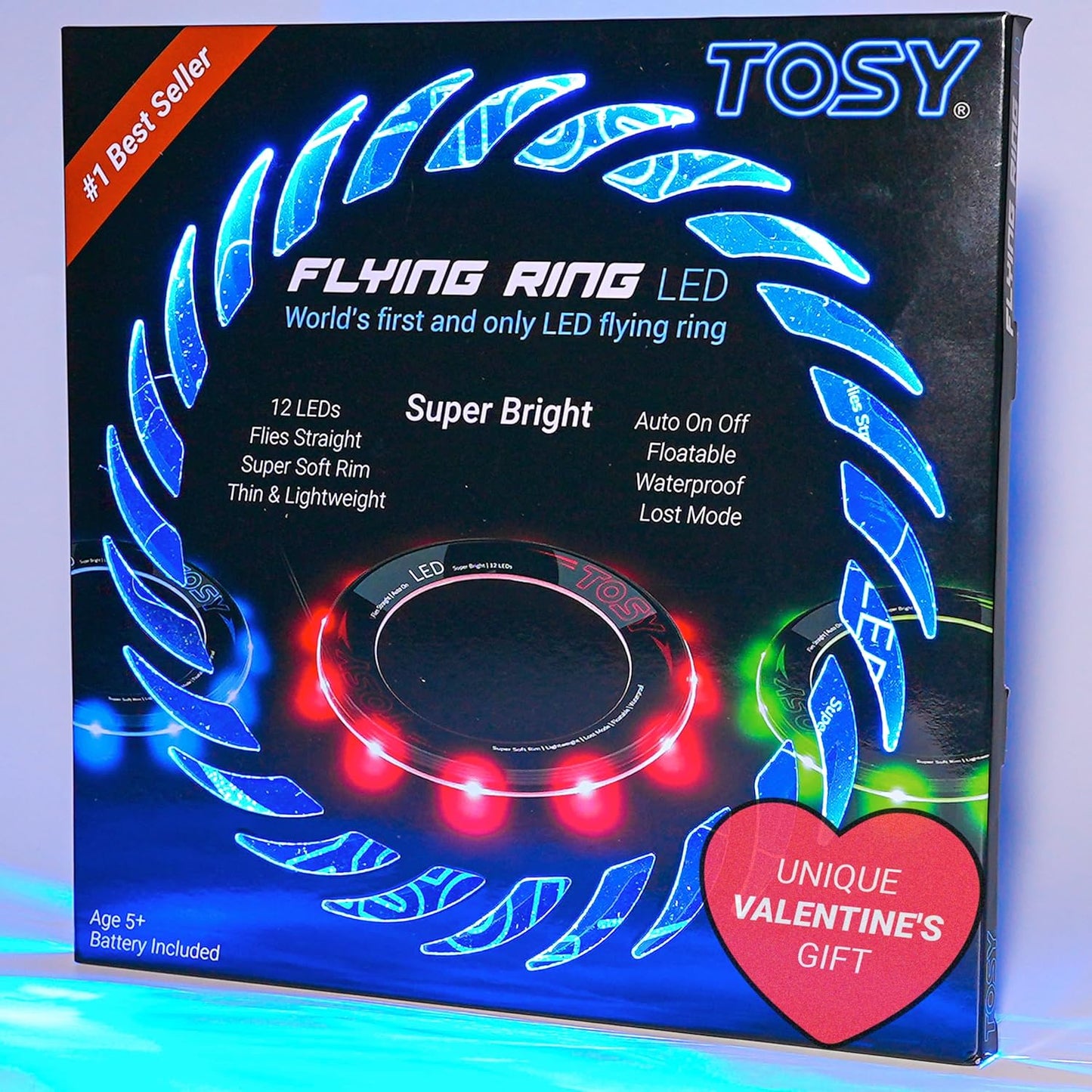 Super Bright TOSY Flying Ring - RGB, Lost Mode, Waterproof