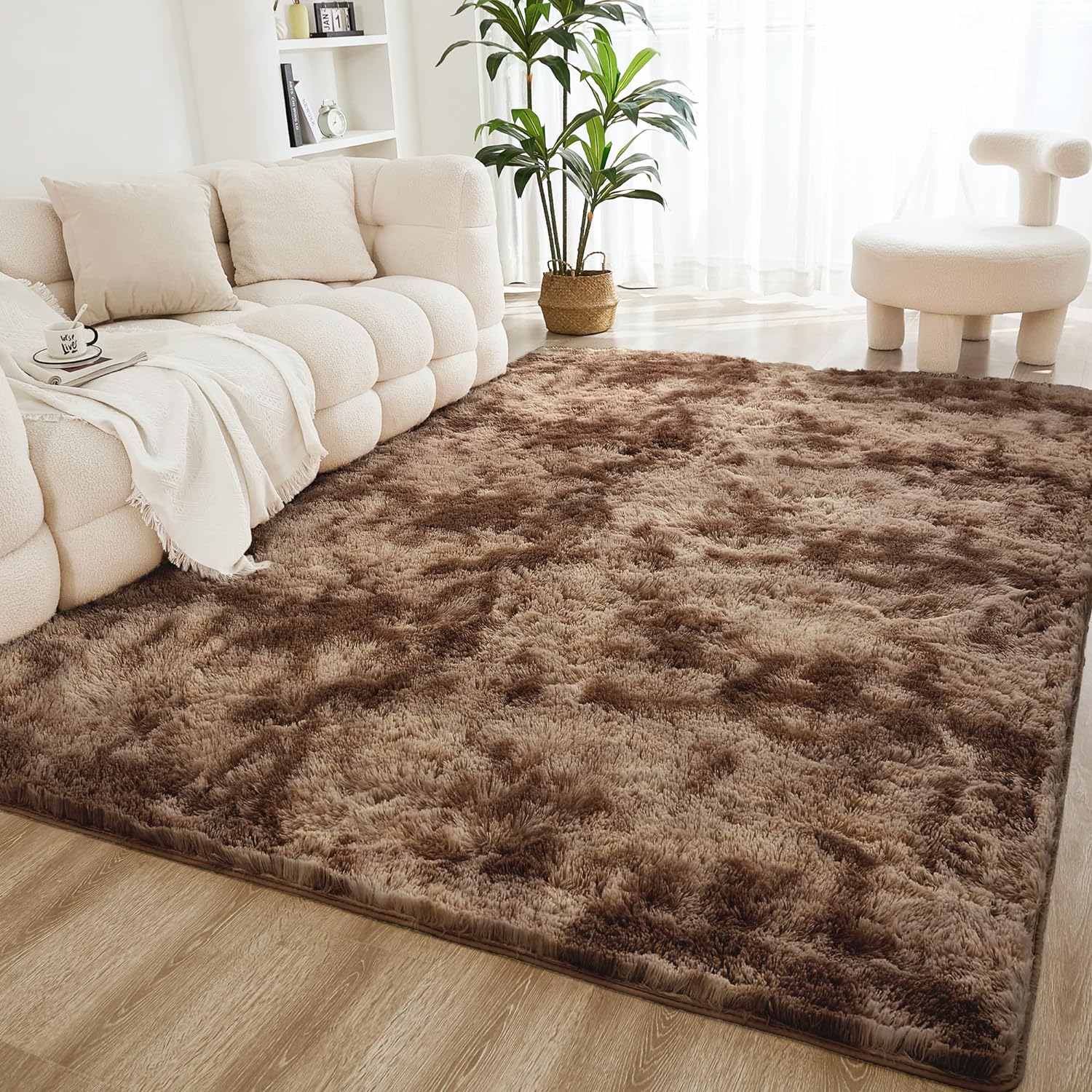 Litanika 6x9 Shag Area Rug for Living Room and Bedroom Decor