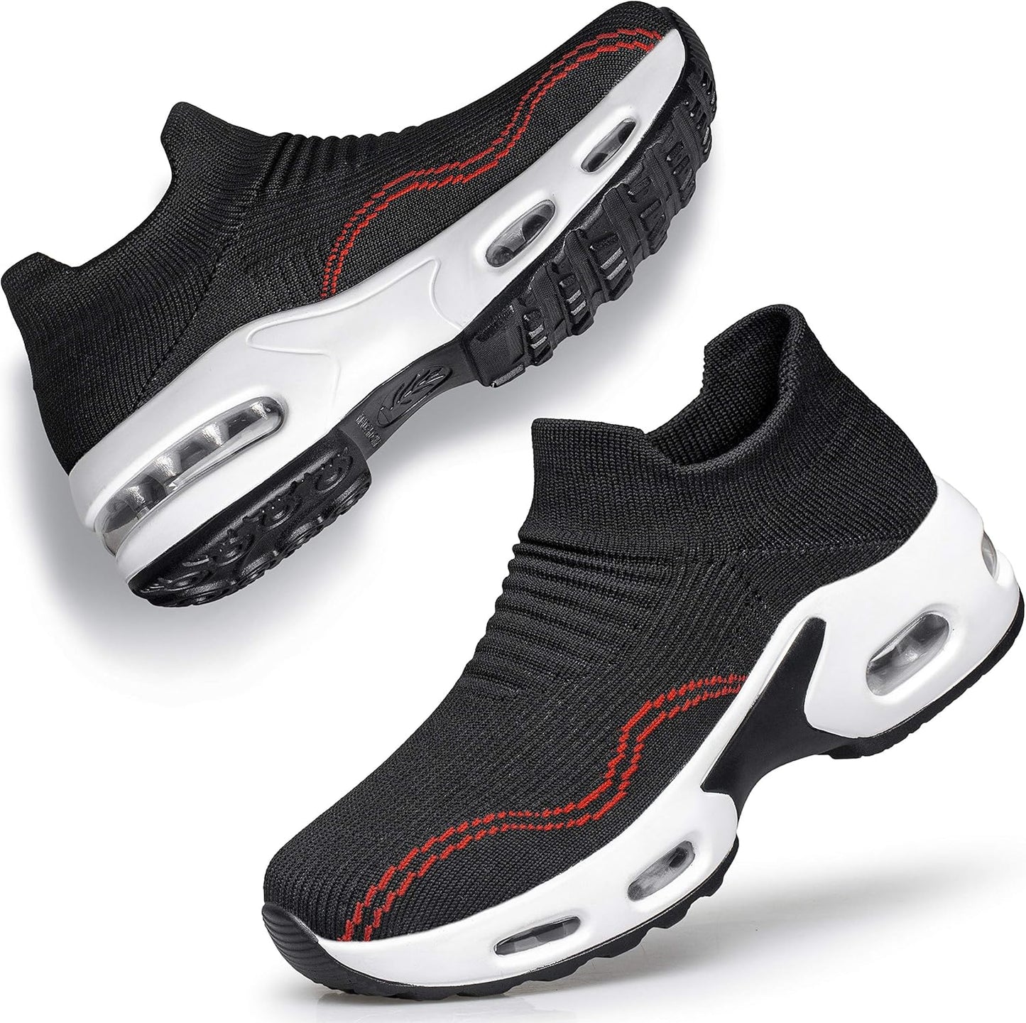 DOUSSPRT Womens Walking Shoes Slip on Sock Sneakers for Comfort