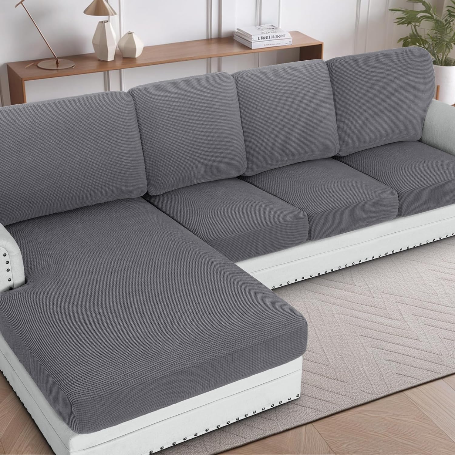 H.VERSAILTEX 2025 New Sectional Couch Covers for Stylish Protection