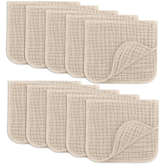 Comfy Cubs Muslin Burp Cloths - Ultra Absorbent Baby Care