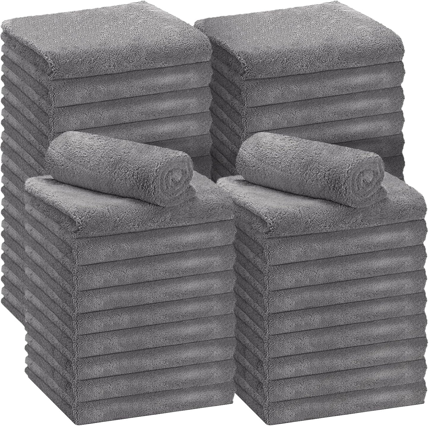 30 Pcs 16 x 16 Inch Edgeless Microfiber Towels for Cars Detailing