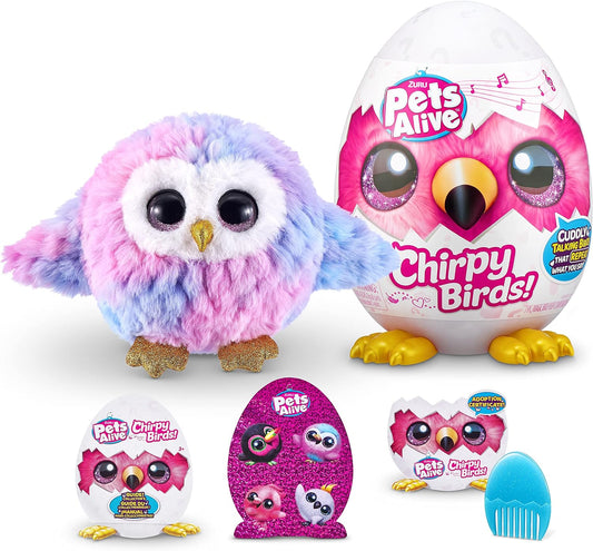 ZURU Chirpy Birds Owl - Electronic Talking Pet