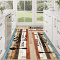 Non Slip Kitchen Mats 3-Piece Set - Soft Rustic Runner Rugs