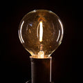 G50 LED Filament Clear Bulbs - 25 Pack for Indoor and Outdoor Use