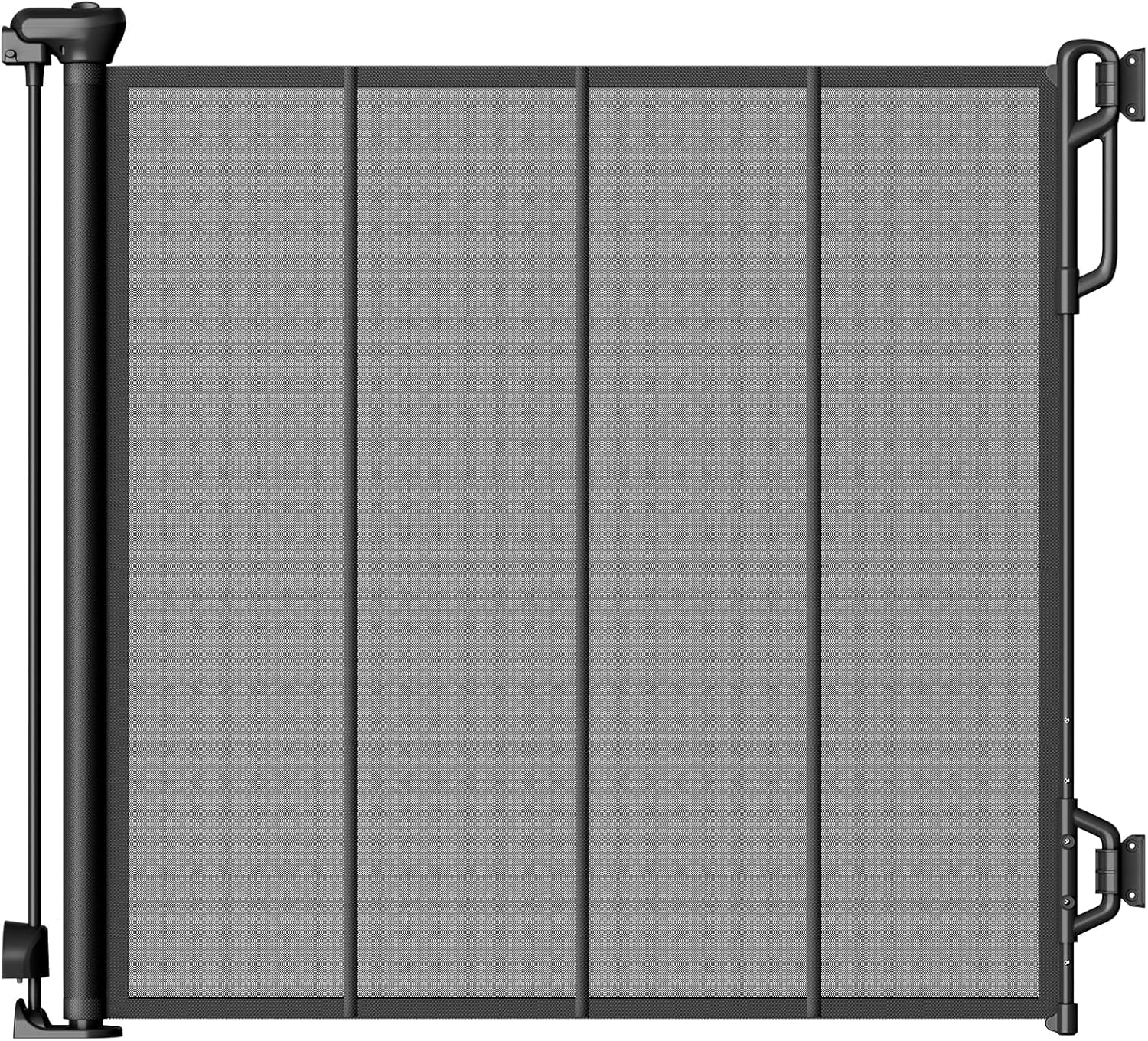 Reinforced Retractable Baby Gate for Stairs and Doorways