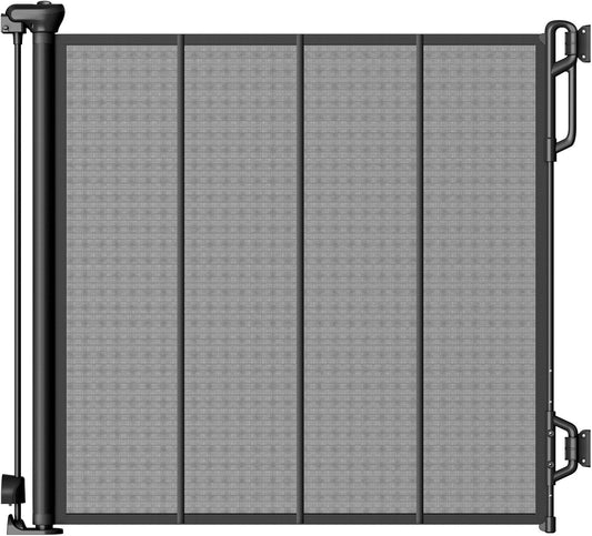 Reinforced Retractable Baby Gate for Stairs and Doorways