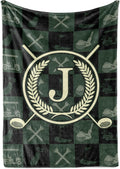 Personalized Golf Throw Blanket for Him - Ideal Gift!