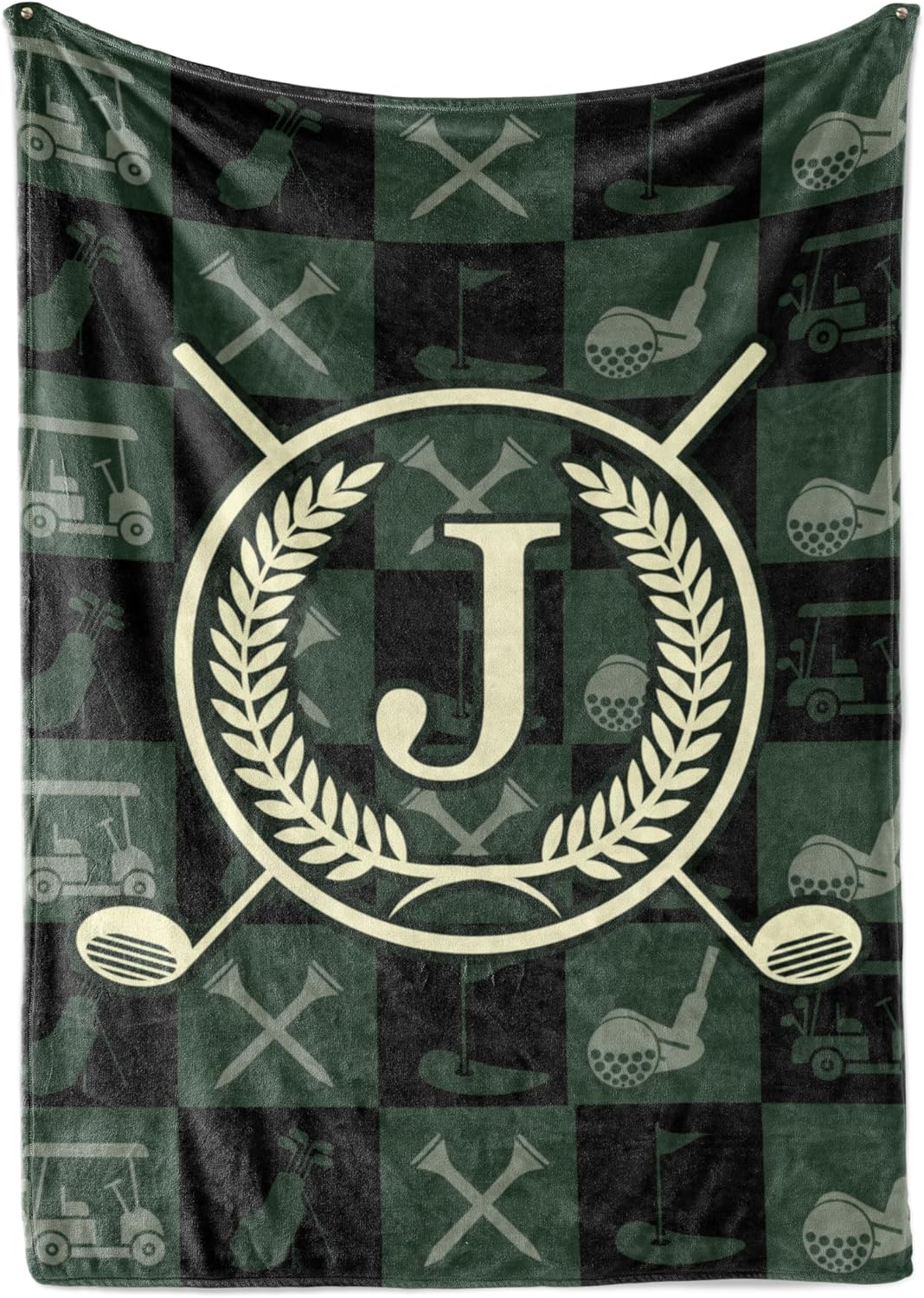 Personalized Golf Throw Blanket for Him - Ideal Gift!