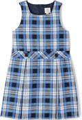 Girls Uniform Plaid Jumper - Comfortable, Easy-Care School Dress