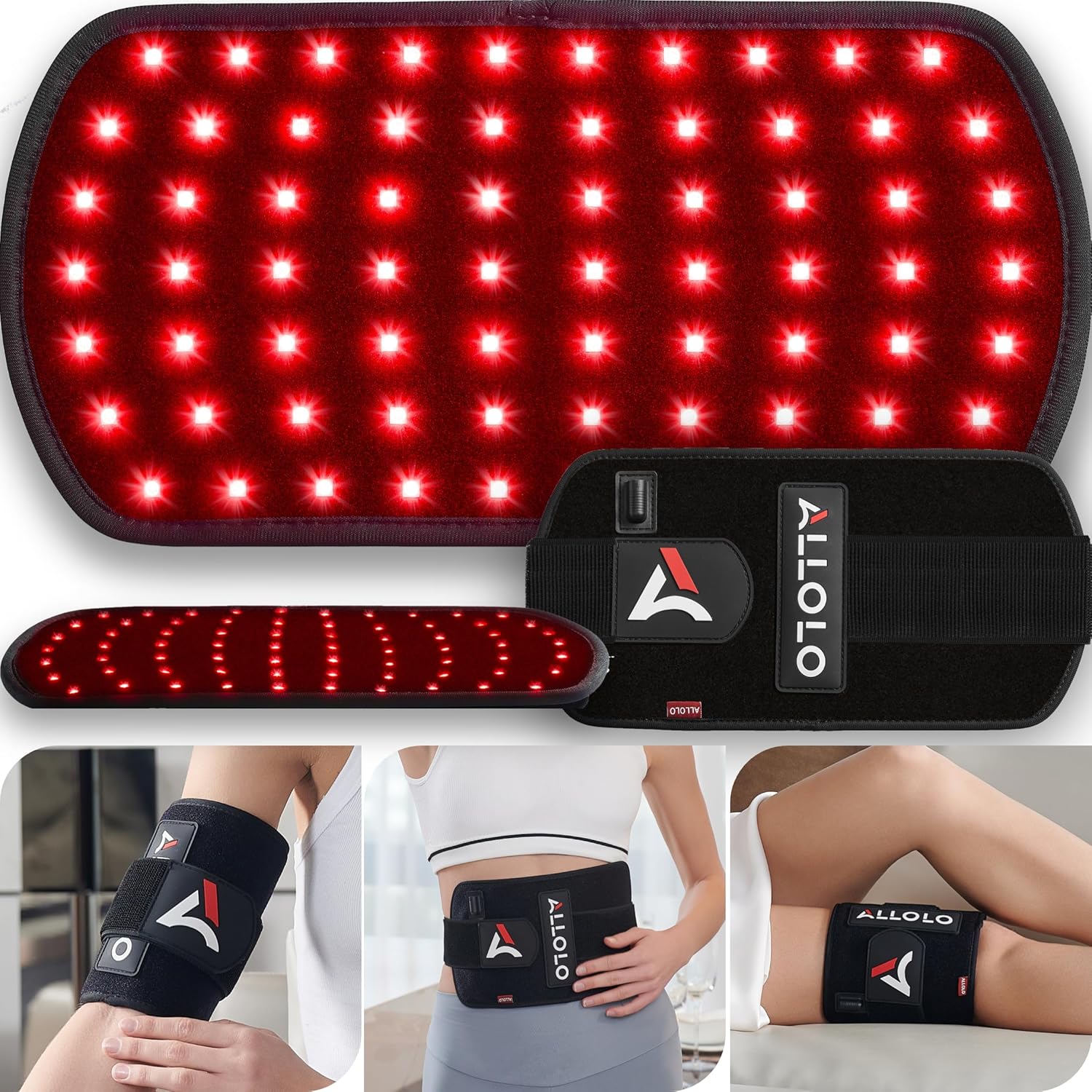ALLOLO Red Light Therapy for Body Pain Relief and Muscle Repair
