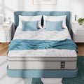 King Size Mattress 14 in Medium Firm Hybrid Mattress - Cooling Gel