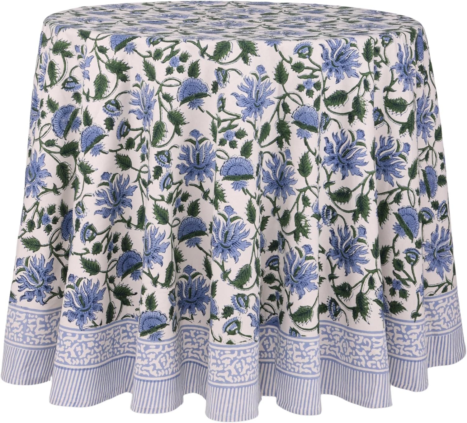ATOSII Taj 100% Cotton Round Tablecloth for Elegant Dining